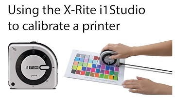 Using the X-Rite i1Studio to profile a printer