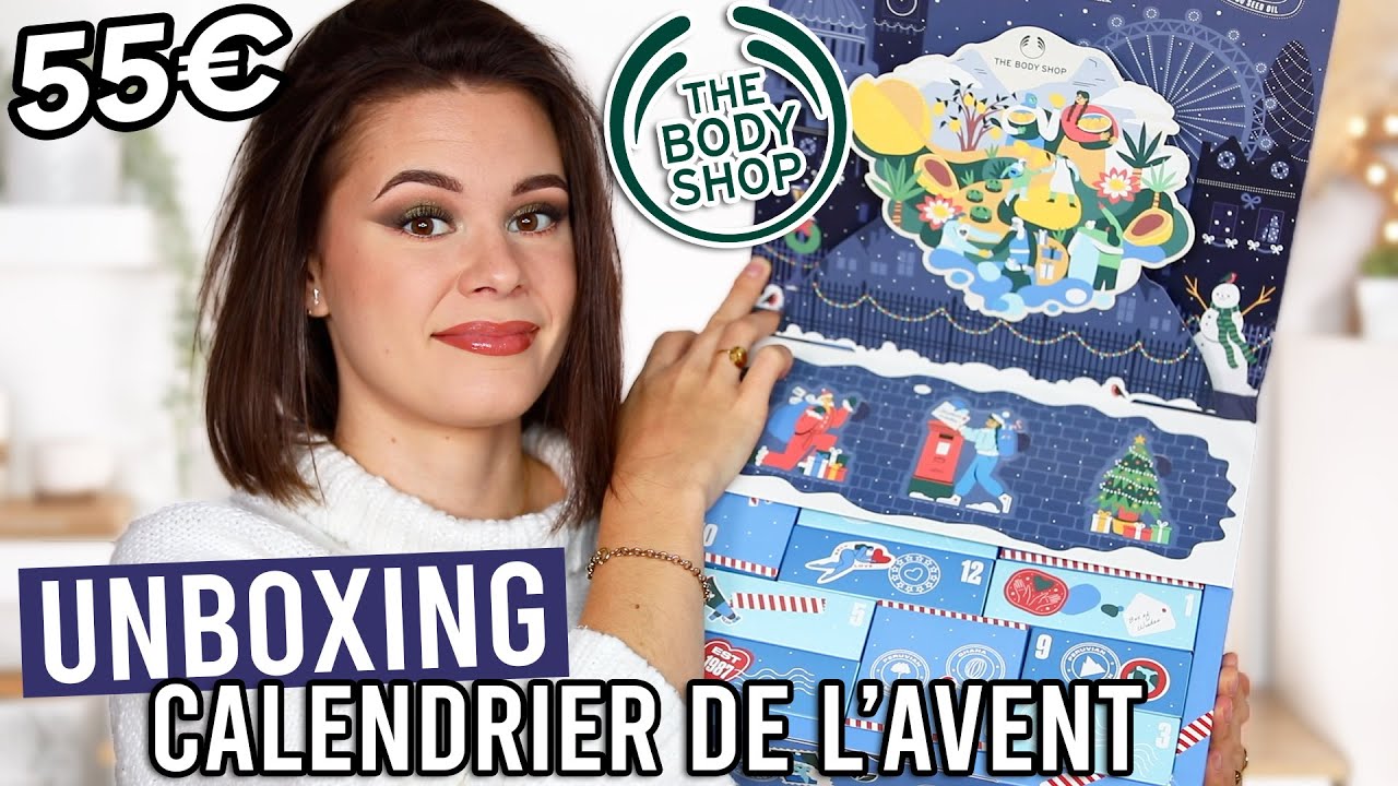 UNBOXING Calendrier de l’avent The Body Shop 2022 • 55€ - YouTube