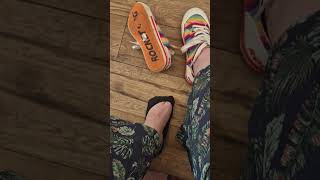 Shoe Abuse Before They Go To Their New Owner