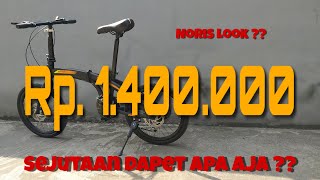 Sepeda lipat murah berkualitas tahun 2020 merk Exotic by Pacific#REVIEW!!