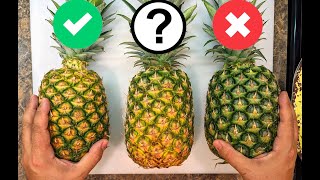 The secret of how to pick a sweet juicy pineapple piña | 4 things to look for | How to cut it screenshot 2