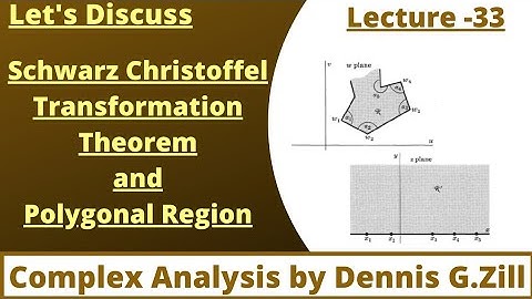 Schwarz Christoffel Transformation Theorem and Polygonal Region , Complex Analysis by Dennis G.Zill