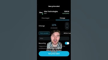 How to set price alerts in Trading212 - Step-by-step Tutorial! 🚨 #trading212 #investingforbeginners