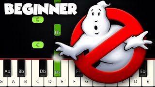 Ghostbusters! Theme Song | BEGINNER PIANO TUTORIAL + SHEET MUSIC by Betacustic screenshot 5