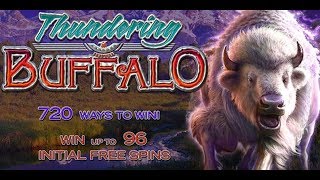 Thundering Buffalo Slot - $ MAX BET - GREAT SESSION, BONUS!!!