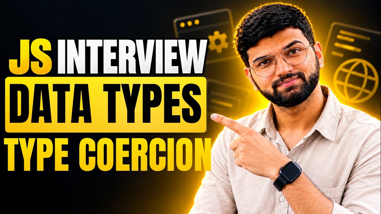 S1. JavaScript Type Coercion | Why [] == false is TRUE 😵 - YouTube