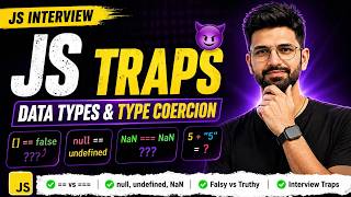 S1. JavaScript Data Types &amp; Type Coercion 🔥 (Hindi) | Interview Concepts Explained