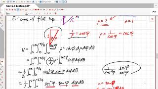 Sec 5 5. Integrals in Cylindrical and Spherical Coordinates. Part 3