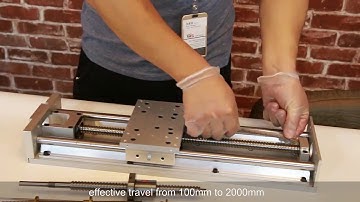 Ball Screw Linear Motion System--Video Demo