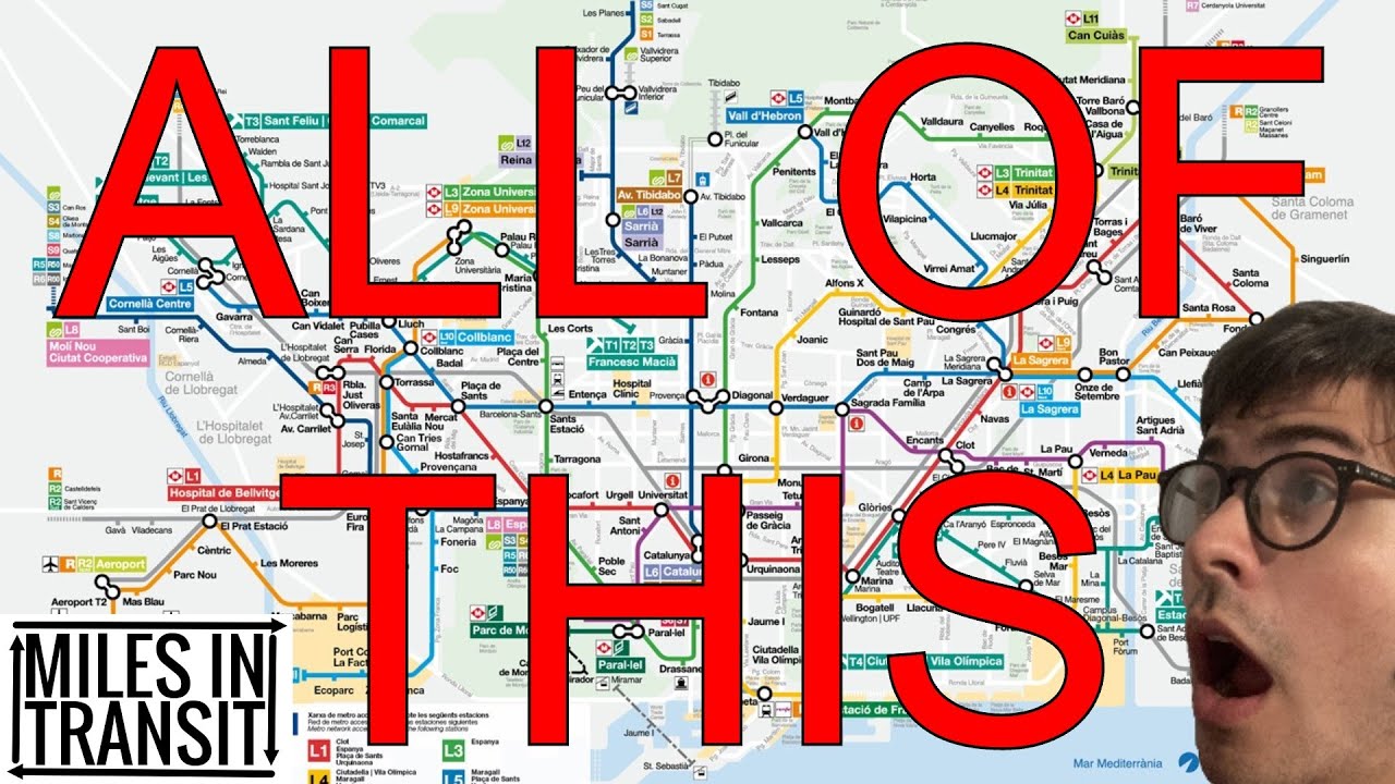 I Rode EVERY Metro Line in Barcelona