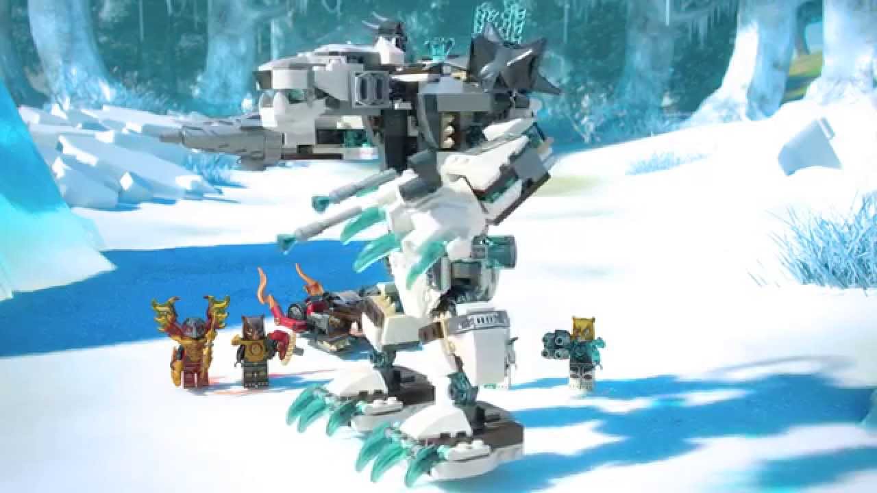 70223 | Chima | Icebite's Claw Driller | Review - YouTube