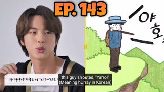 JIN'S 'YAHOO!' STORY AT RUN BTS! 2021 EP. 143 [ENGSUB] | BTS ALIVE