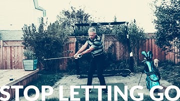 STOP LETTING GO OF THE CLUB - Wisdom in Golf - Shawn Clement