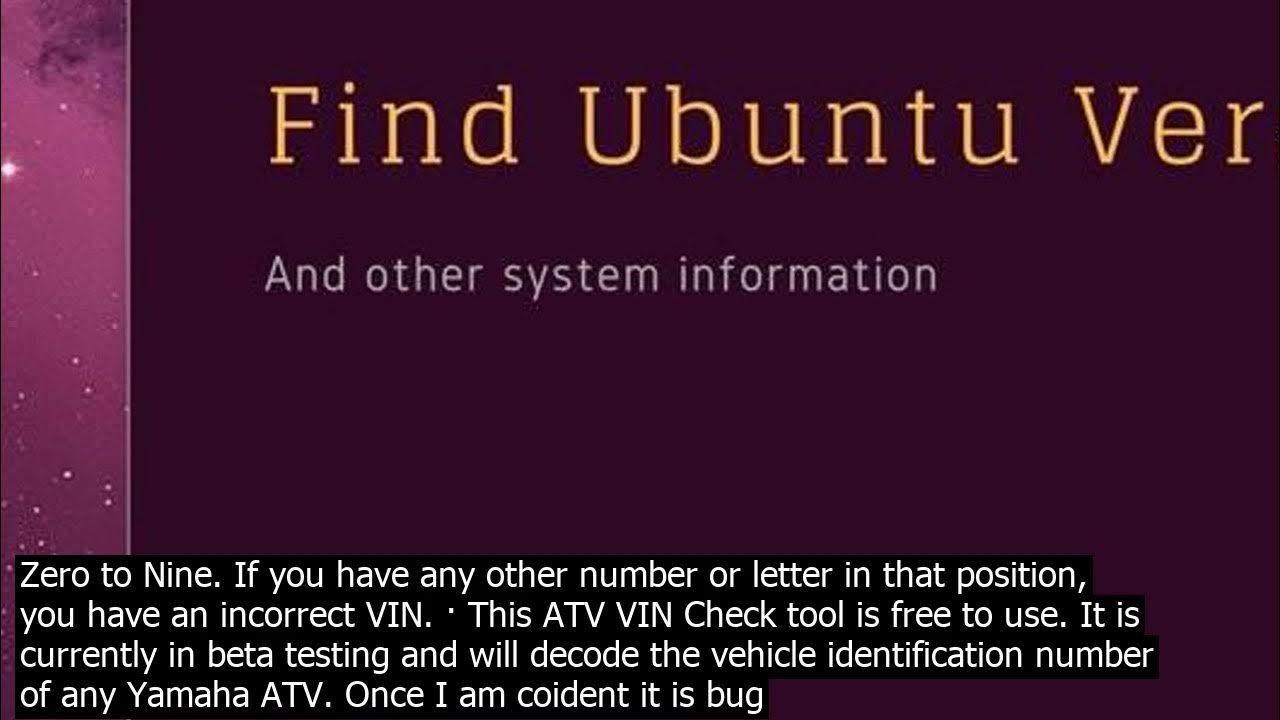 Vin check can am ubuntu canam vin decoder vehicle history report check