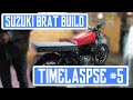 Suzuki GS1100G Brat Style TIMELAPSE #5 | Sellerie sur mesure