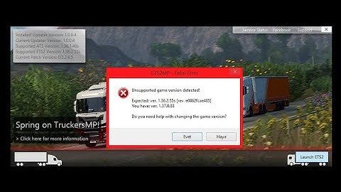 TruckersMP UNSUPPORTED GAME VERSİON ÇÖZÜMÜ!!! 2020 1.39