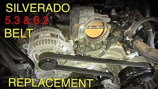 Silverado Sierra 5.3 & 6.2 Belt Replacement (20142019)