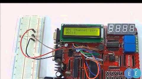 Interfacing LDR to AVR Controller