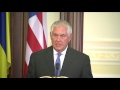 Speach of the US Secretary of State Rex Tillerson in Kyiv, Ukraine (Part 2)