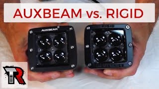 Auxbeam vs. Rigid Industries  LED Light Comparison