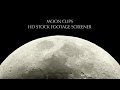 Moon clips / Schmidt-Cassegrain telescope / HD Stock Footage Screener