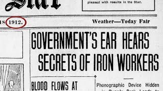 Proof: Gov't Using Tech To Spy Since At Least 1912!!