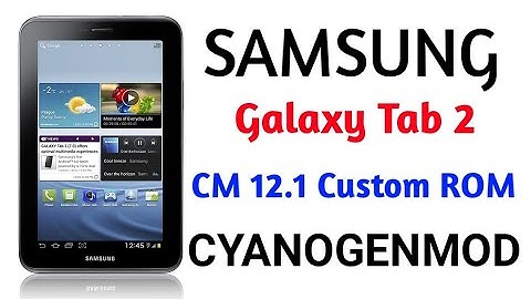Install CM 12.1 in Samsung Galaxy Tab 2 GT P3100 [Latest Method]