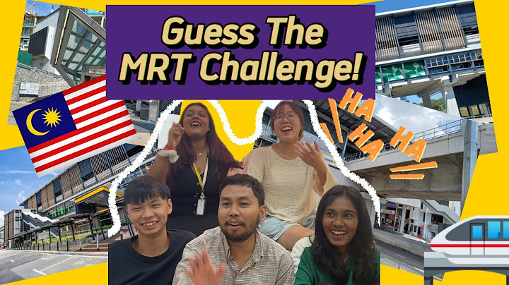 Can you guess which MRT this is?