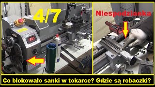 YS-2275A lathe, scraped support? lubrication of the guitar, which blocks the transverse feed of 4/7