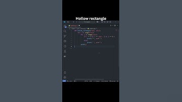 Print Hollow Rectangle Pattern in Python! 🐍✨ #coding #python