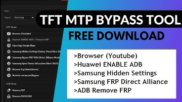 TFT MTP Bypass Tool V1.2 (Direct Alliance Shield Install) latest Samsung FRP Tool Android
