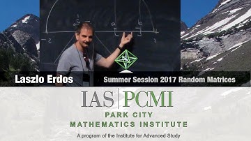 Laszlo Erdos (1.3) The matrix Dyson equation for random matrices, part 1.3