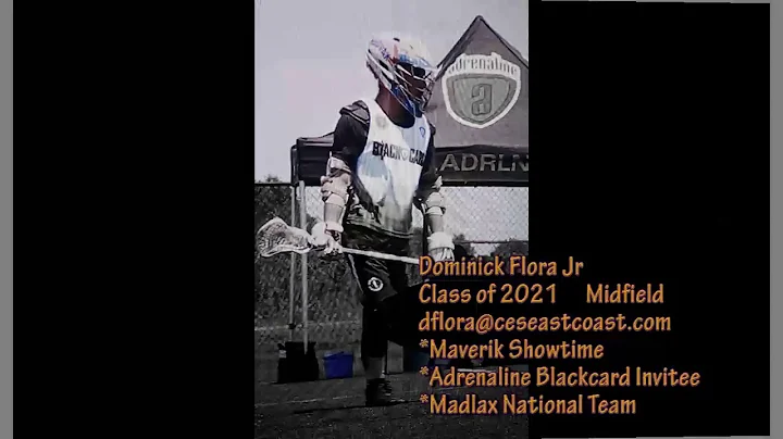 Dominick Flora Jr Class of 2021 Lacrosse Highlight...