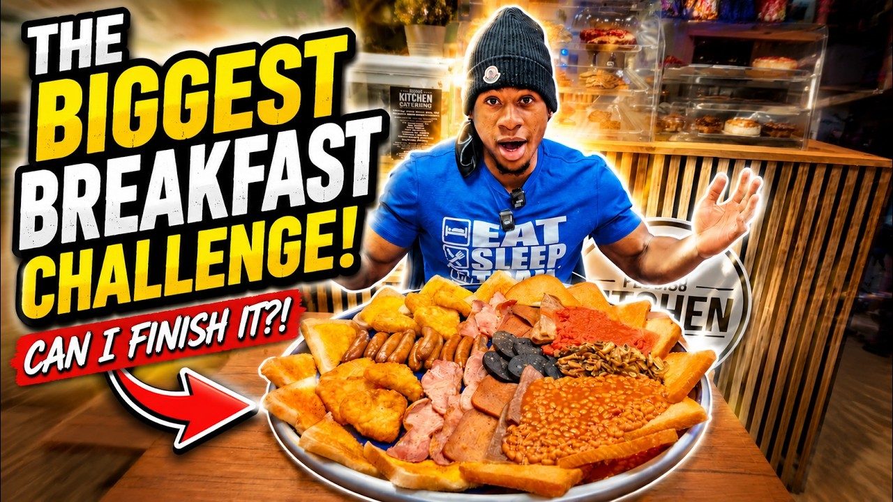 CAN I FINISH THIS ULTIMATE BREAKFAST CHALLENGE??? | PEGGYS