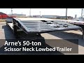 Arne's 50-ton Scissor Neck Lowbed | Maxim Truck & Trailer