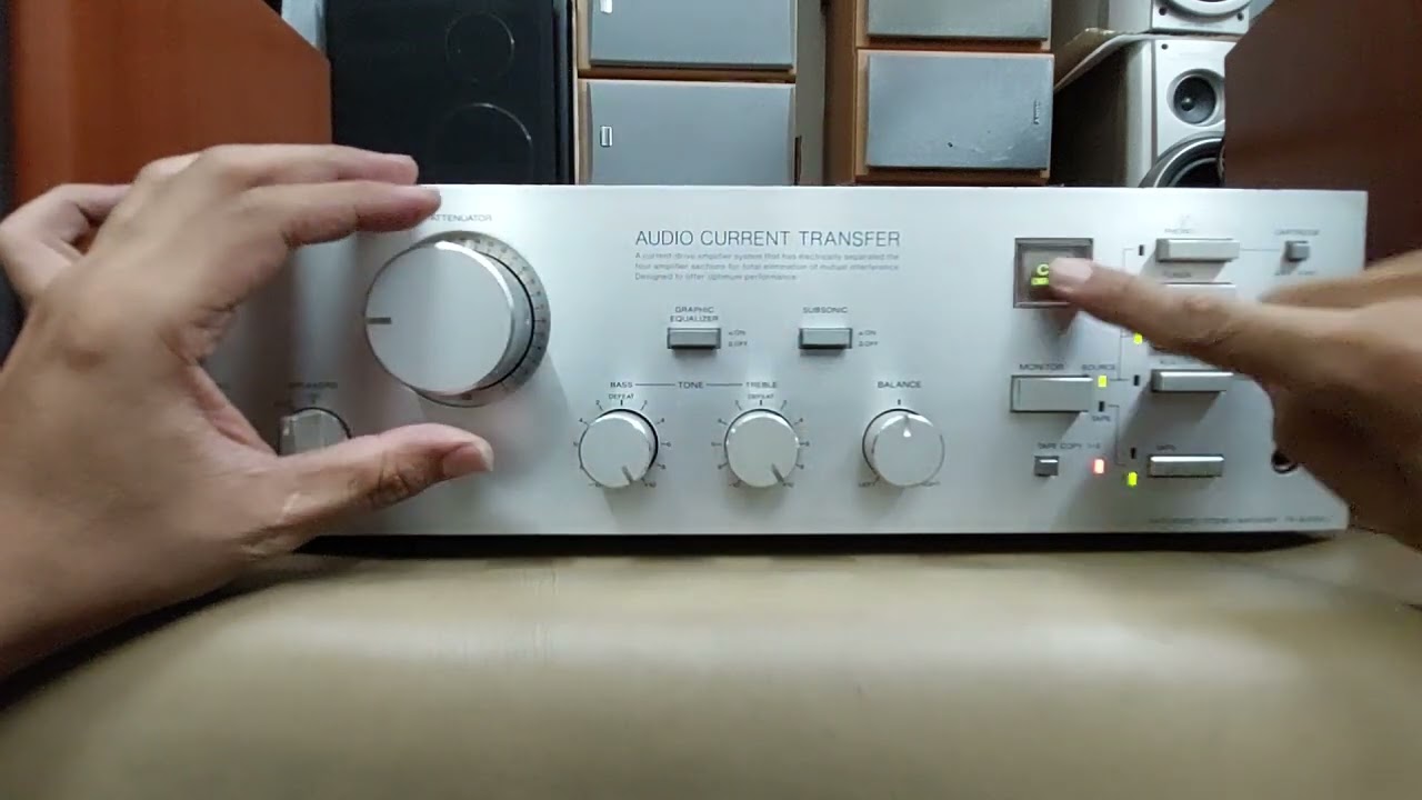 SONY プリメインアンプ TA-AX500動作品 แอมป์sonyรุ่น TA-AX500 - YouTube