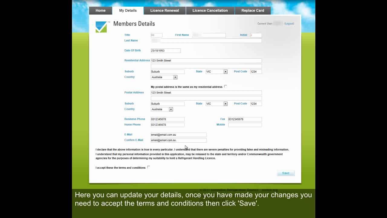 Refrigerant Handling Licence Change Of Details YouTube