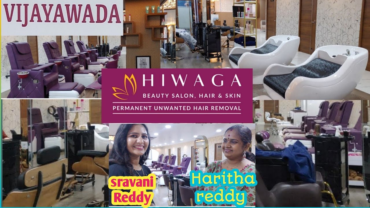 Hiwaga Beauty salon | Biggest Luxury Beauty Salon in vijayawada - YouTube