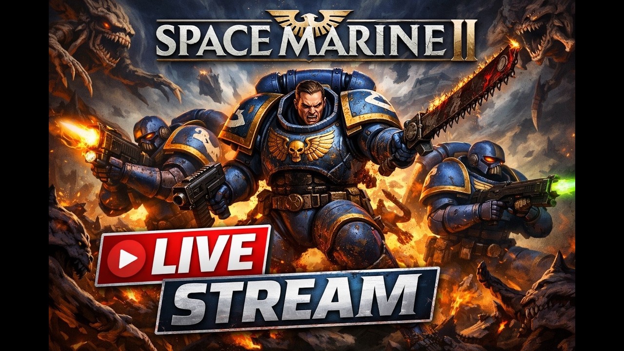 - SPACE MARINE 2 PVP - FOR THE EMPEROR! - Chill & Chat
