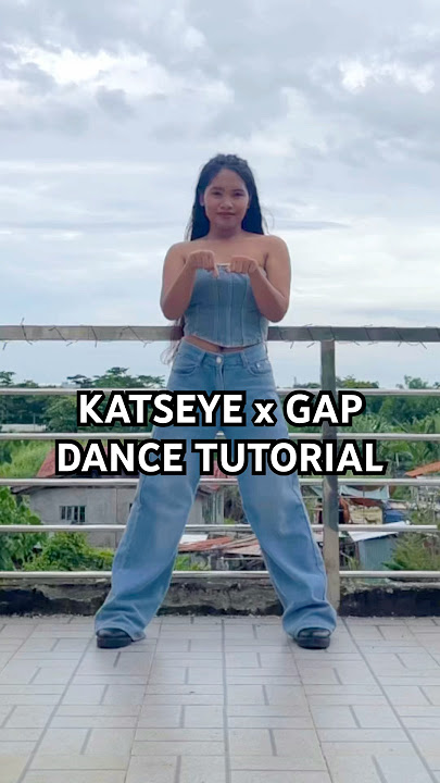 KATSEYE x GAP ‘Milkshake’ Dance Tutorial Slow and Mirrored #katseye #katseyexgap #milkshake #shorts