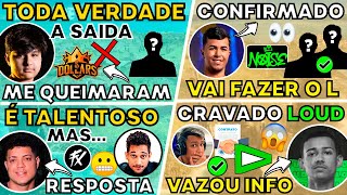 LEOZIN REVELA MOTIVO SAIDA ! BAK NA LOUD CRAVADO ! CEROL RESPONDE ELGATO ! GREGUI CONFIRMADO LOUD