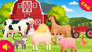 Animals for Kids Farm animal sound by My Little Star English 84,286 views 2 months ago 4 minutes, 24 seconds