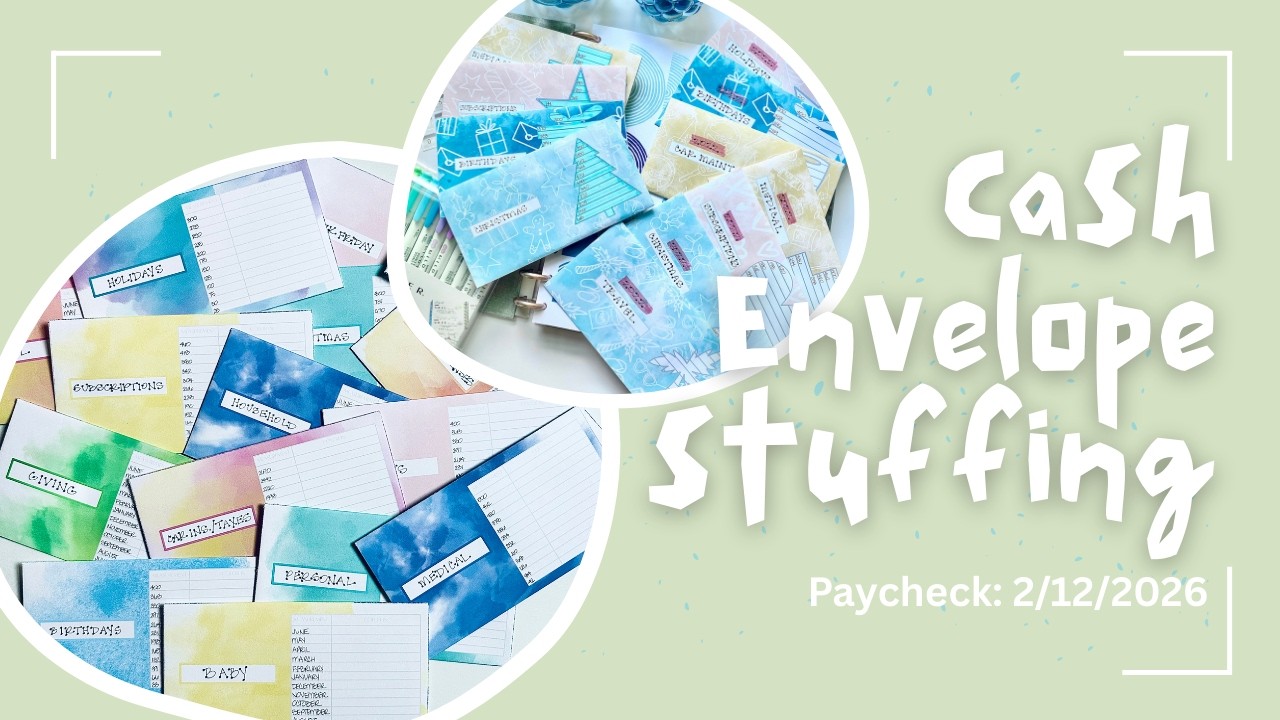 Наполнение конвертов с наличными | Зарплата: 12.02.2026 | Рабочая тетрадь по составлению бюджета ...