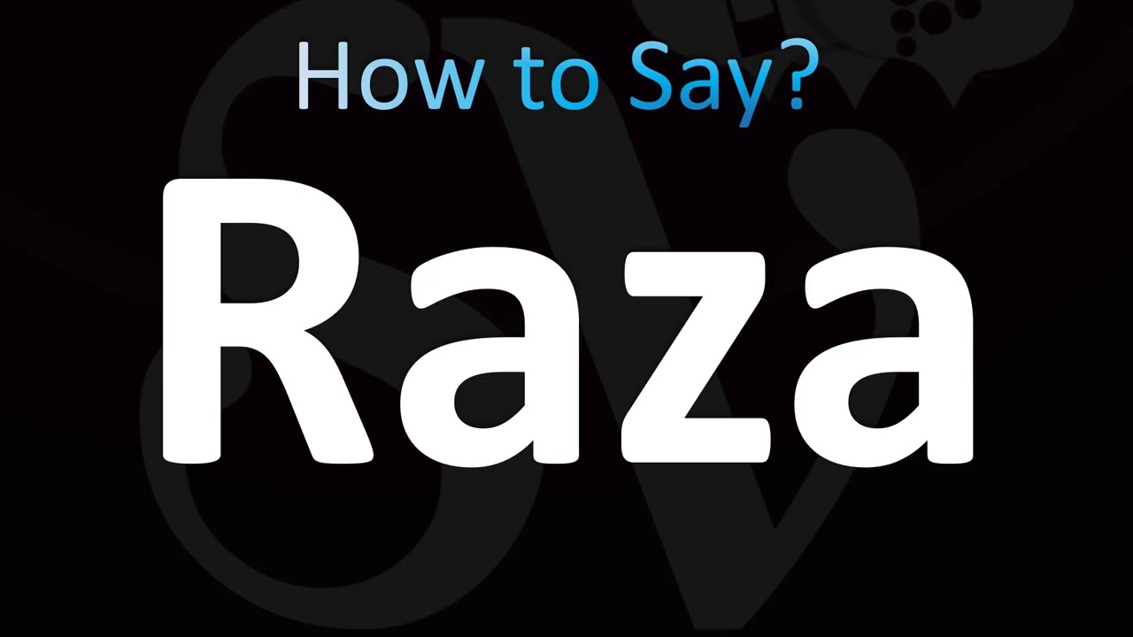 How to Pronounce Raza (CORRECTLY!)