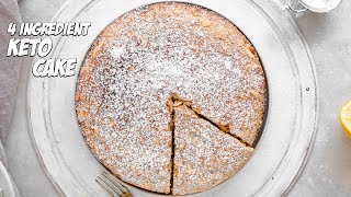 Easy Almond Flour Cake Using Just 4 Ingredients | Gluten Free Recipes