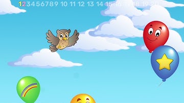 A-Z Balloon Pop! Pop The Balloons With Us, Learn 1-20