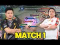 NOBAR ft. XIN &amp; JAMES!! KEMENANGAN MUTLAK DARI RRQ TERHADAP AURA DI MATCH 1!! - MPL SEASON 7