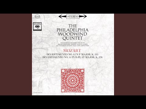 Divertimento No. 8 in F Major, K. 213: IV. Contredance en Rondeau. Molto allegro adlı videoyu YouTube'da izle