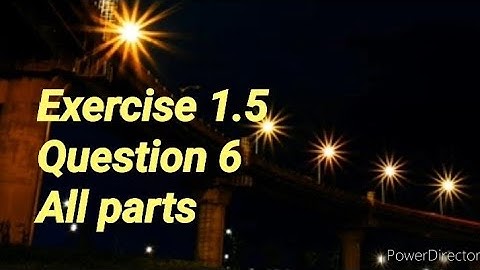 Class 9th maths kpk board Exercise 1.5 Question 6 All parts