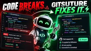 GitSuture — AI That Automatically Finds & Fixes Bugs in GitHub PRs | Self-Healing Git